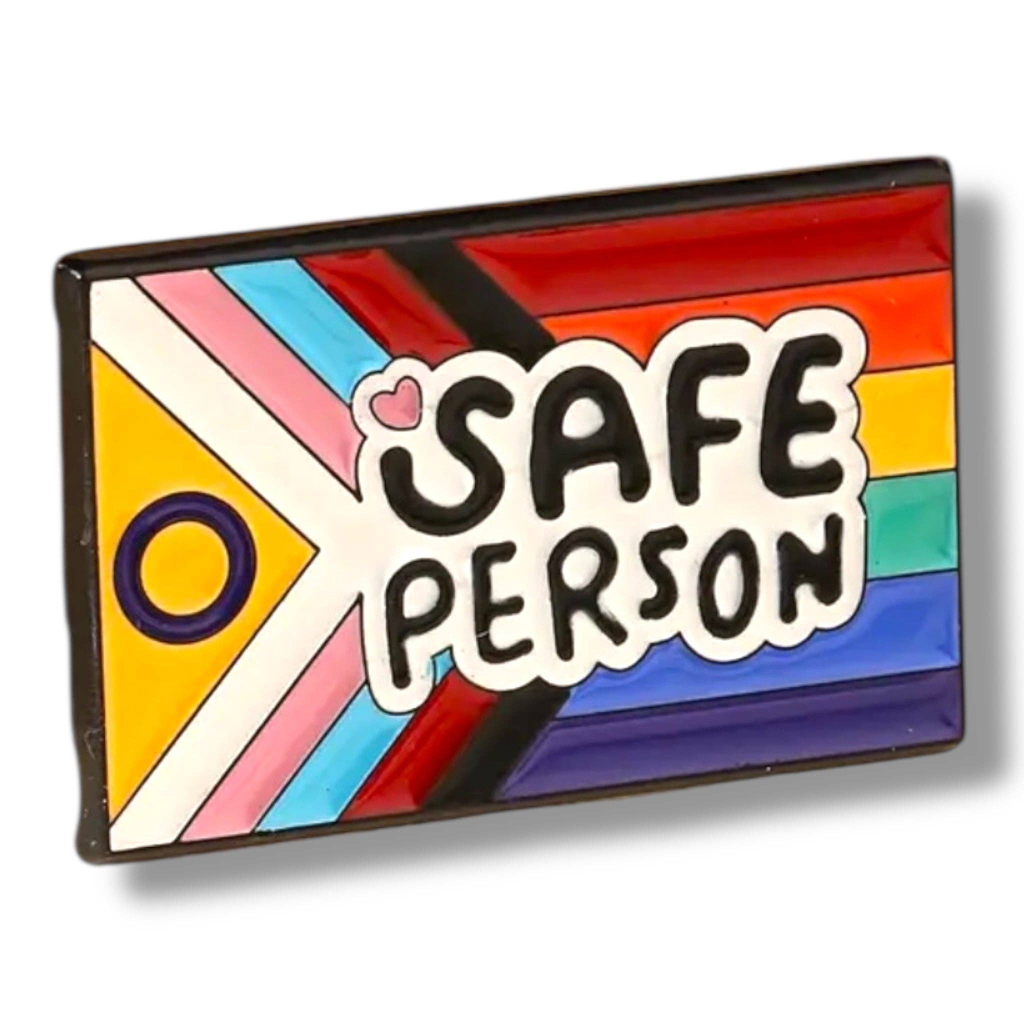 Kinky Pleasure - Wholesale Lapel Pin/Button - Kinky Pleasure - KPB059 - Badge / Pin - LGBTQ Plate Safe Person4