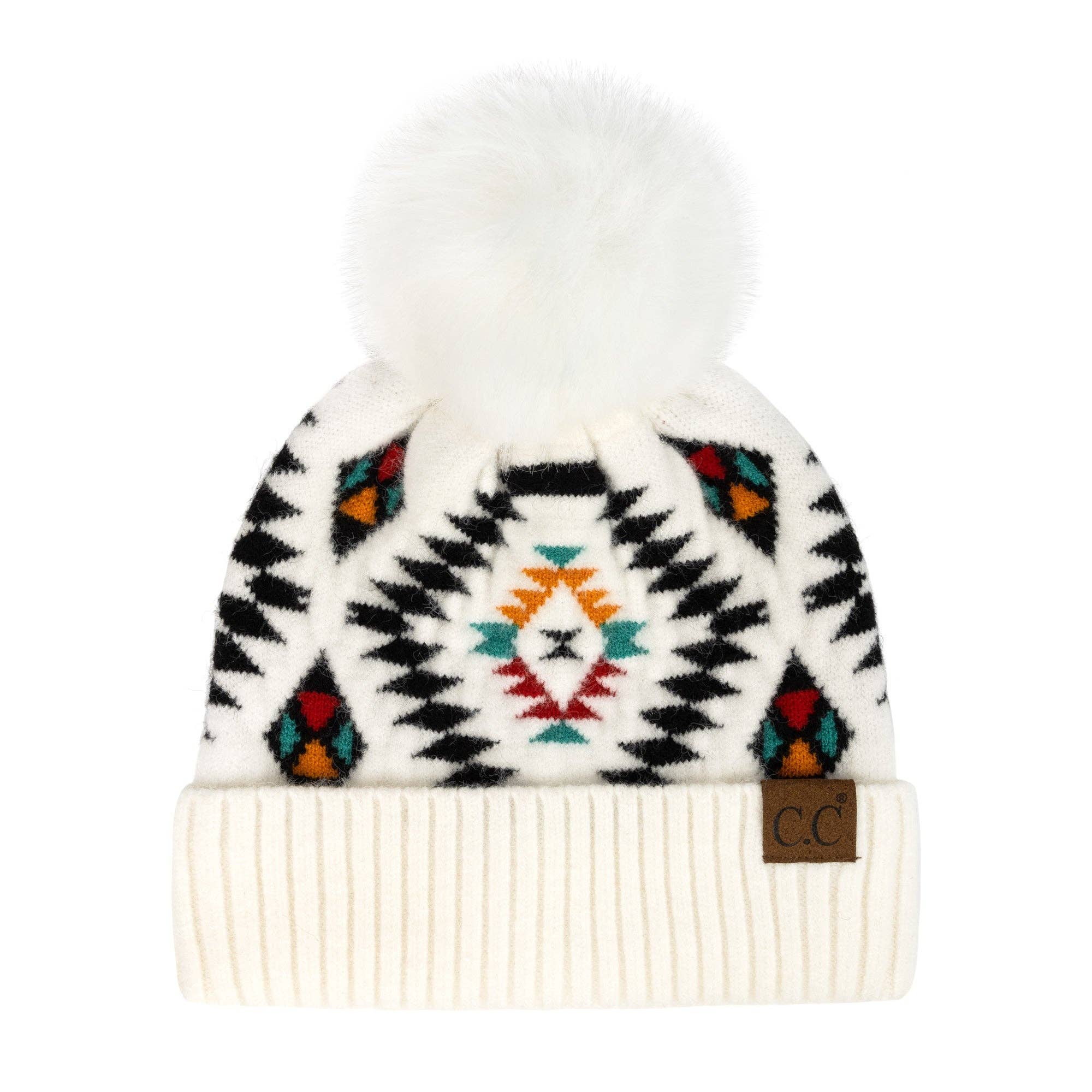 Truly Contagious - Wholesale Beanie - Women's - CC Southwest Print Beanie ( HAT-3001 )8