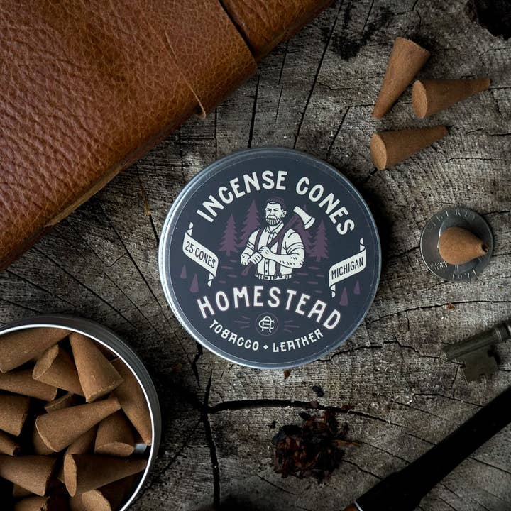 Ambush Candle Co. – wholesale Incense – Homestead | Tobacco + Leather Incense4