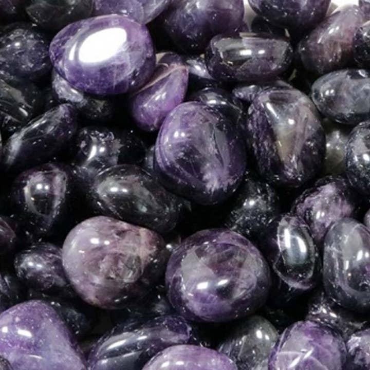 La Boîte à Cailloux - Wholesale Spiritual Stone/Crystal - Amethyst Uruguay A+ (tumbled stone)