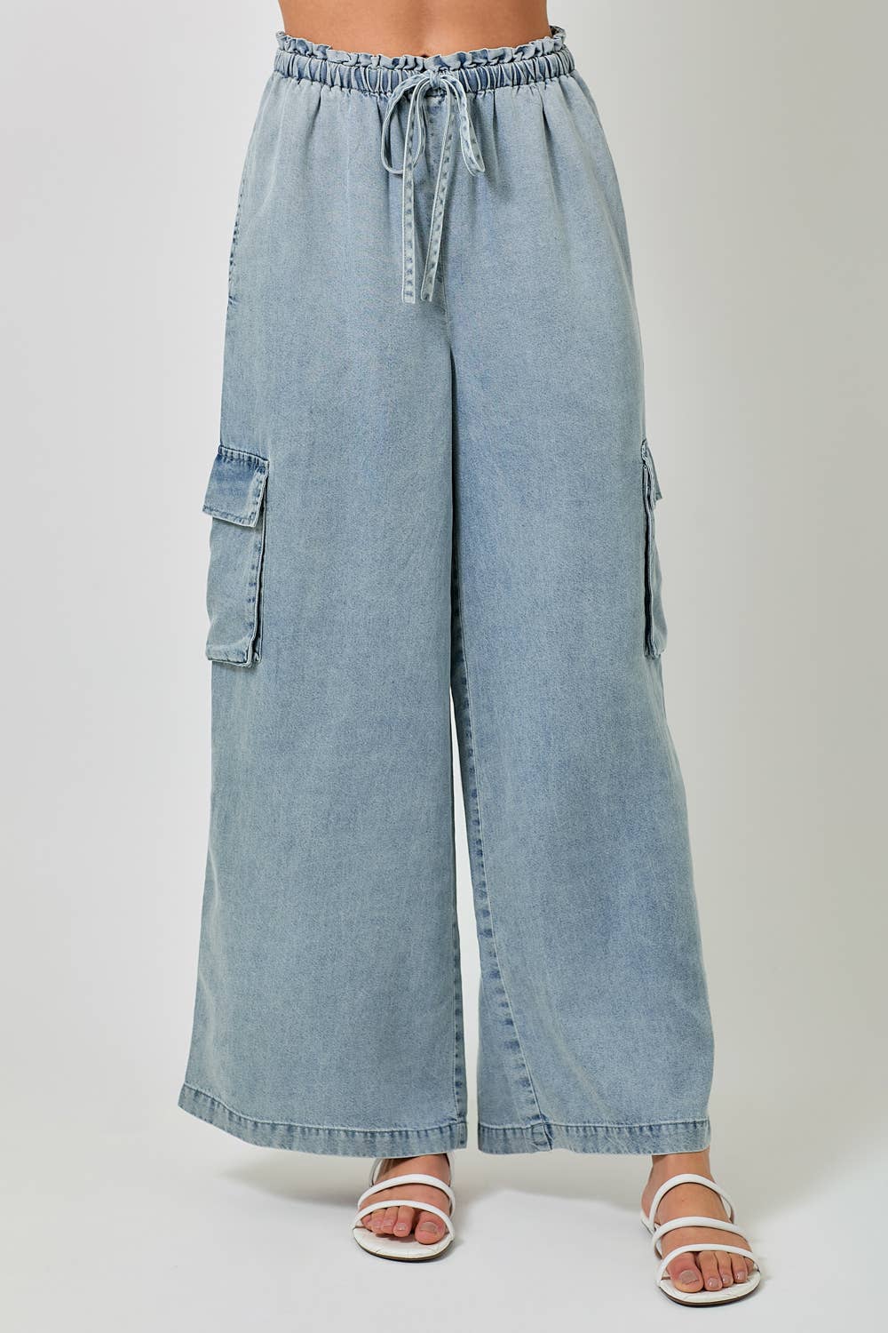 Mystree - Wholesale Pants - Women's - 60938 Tencel Wide Leg Cargo Pants14