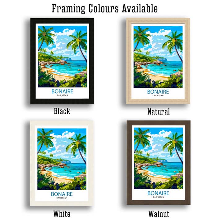 InkNPrintz – Großhandel Kunstdruck – Bonaire Karibik-Reiseposter5