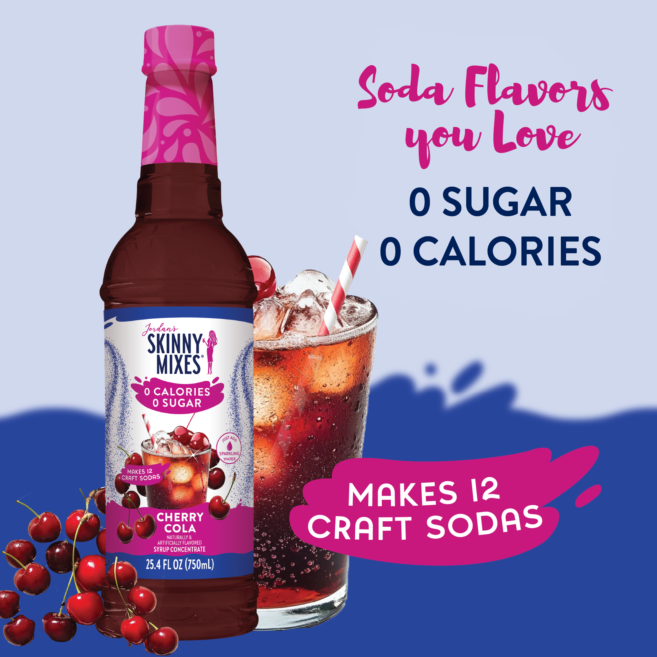 Jordan's Skinny Mixes - Wholesale Cocktail Mix/Syrup - Sugar Free Cherry Cola Syrup3