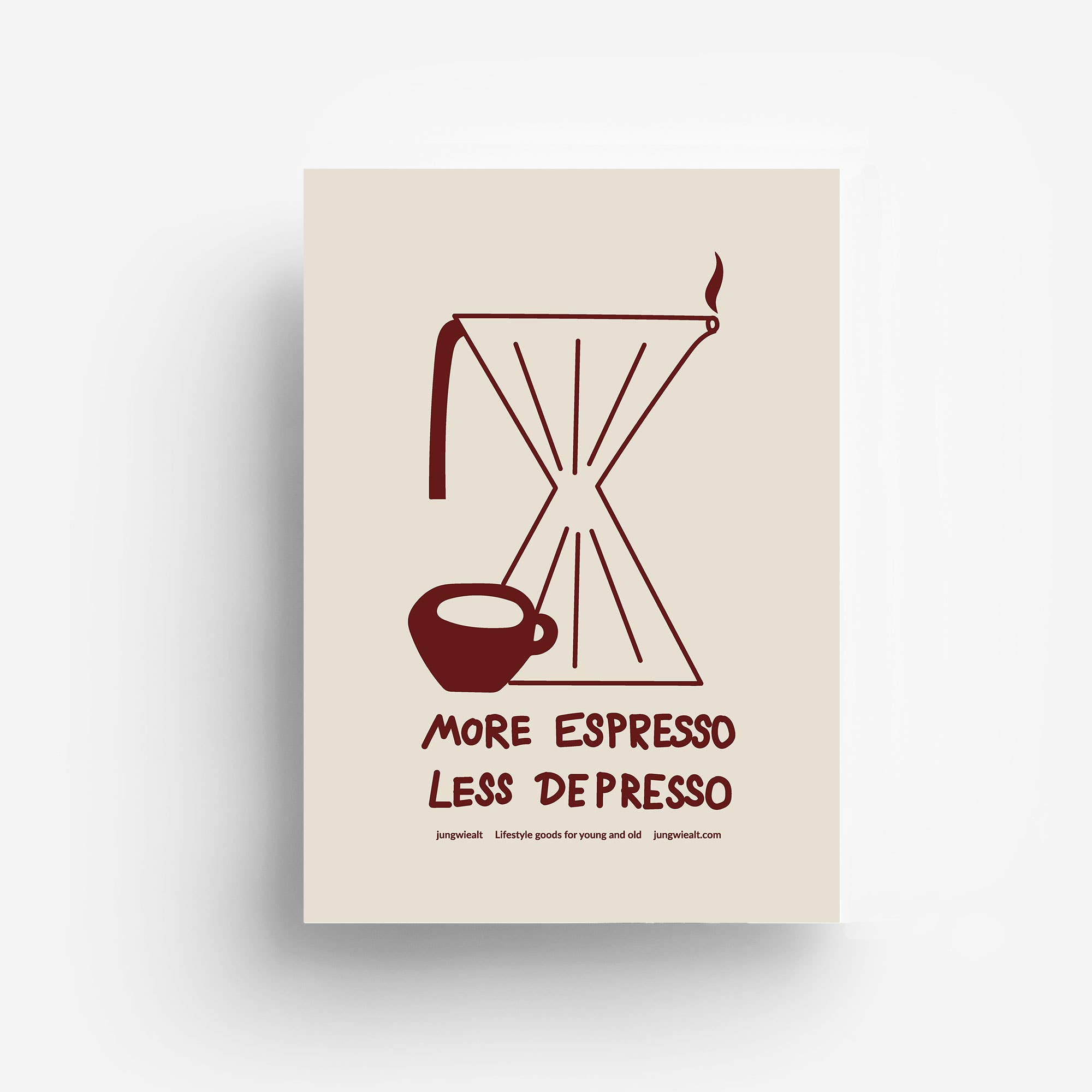 jungwiealt - Wholesale Art Print - 5 x Espresso Digital Print DIN A30
