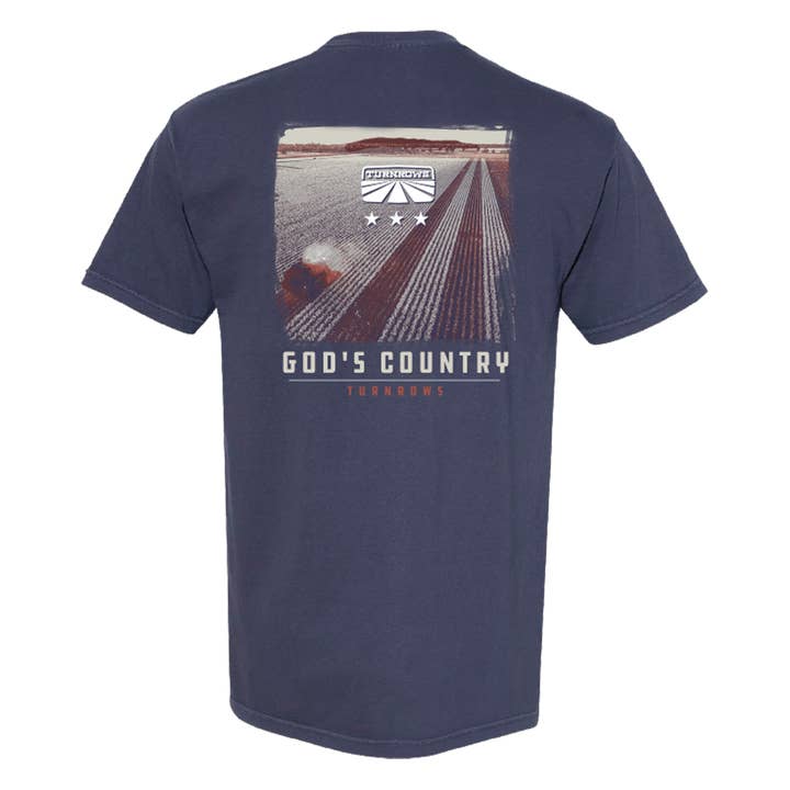 Turnrows Apparel - Wholesale Screen printed t-shirt – Men′s - God's Country Tee