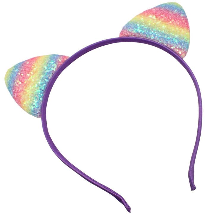 Topkids Accessories - Wholesale Fashion Headband - Kids - Cat Ears for Kids & Adults, Black Cat Headband, Kids Dress Up, Cosplay Accessories, Animal Fancy Dress Costume, Fluffy Cat Ears, World Book Day Costume