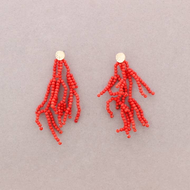 Sonata - Wholesale Kliksieraden - Flexibele Hangende Oorbellen Hars Kralen1