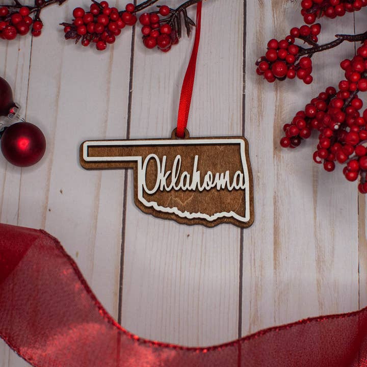 The Little Ornament Shop - Wholesale Ornament - Oklahoma Christmas Ornament