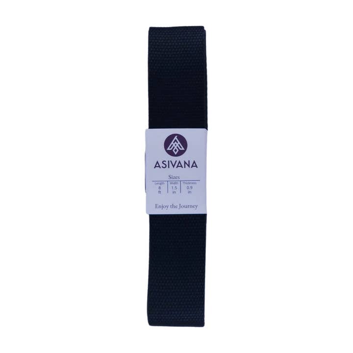 Asivana Yoga Company - Wholesale Yoga Strap/Band - Odyssey II 8ft Yoga Strap - Recycled Polyester1