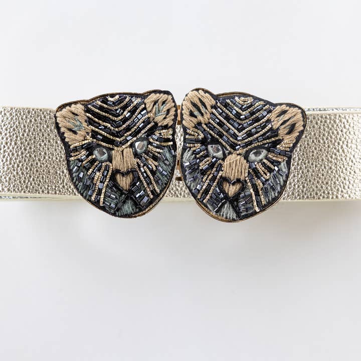 Set de cinturón y hebilla «Eye of the Tiger» para venta al por mayor de Love, Ceil