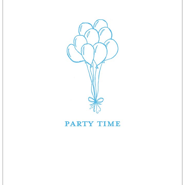 Blaue Faltkarten zum Geburtstag für den Großhandel von Pickett's Press