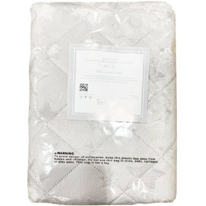 TADPOLES 30" X 60" PLUSH WATERPROOF MATTRESS PAD GREY for wholesale by Jam'n Products