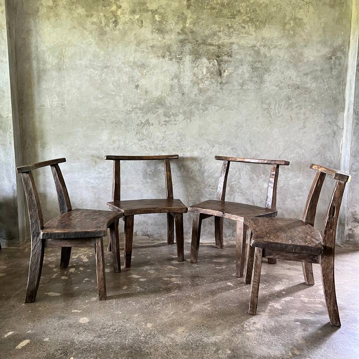 Office Objets – wholesale Chair – Large chair or armchair in antique teak H84 L6095