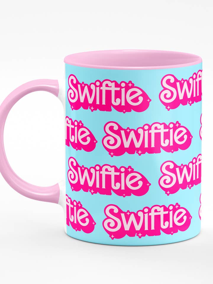 Swiftie Taylor Pink Mug for wholesale by Studio Soph (We Pay Your Import Fees - We Ship DDP)