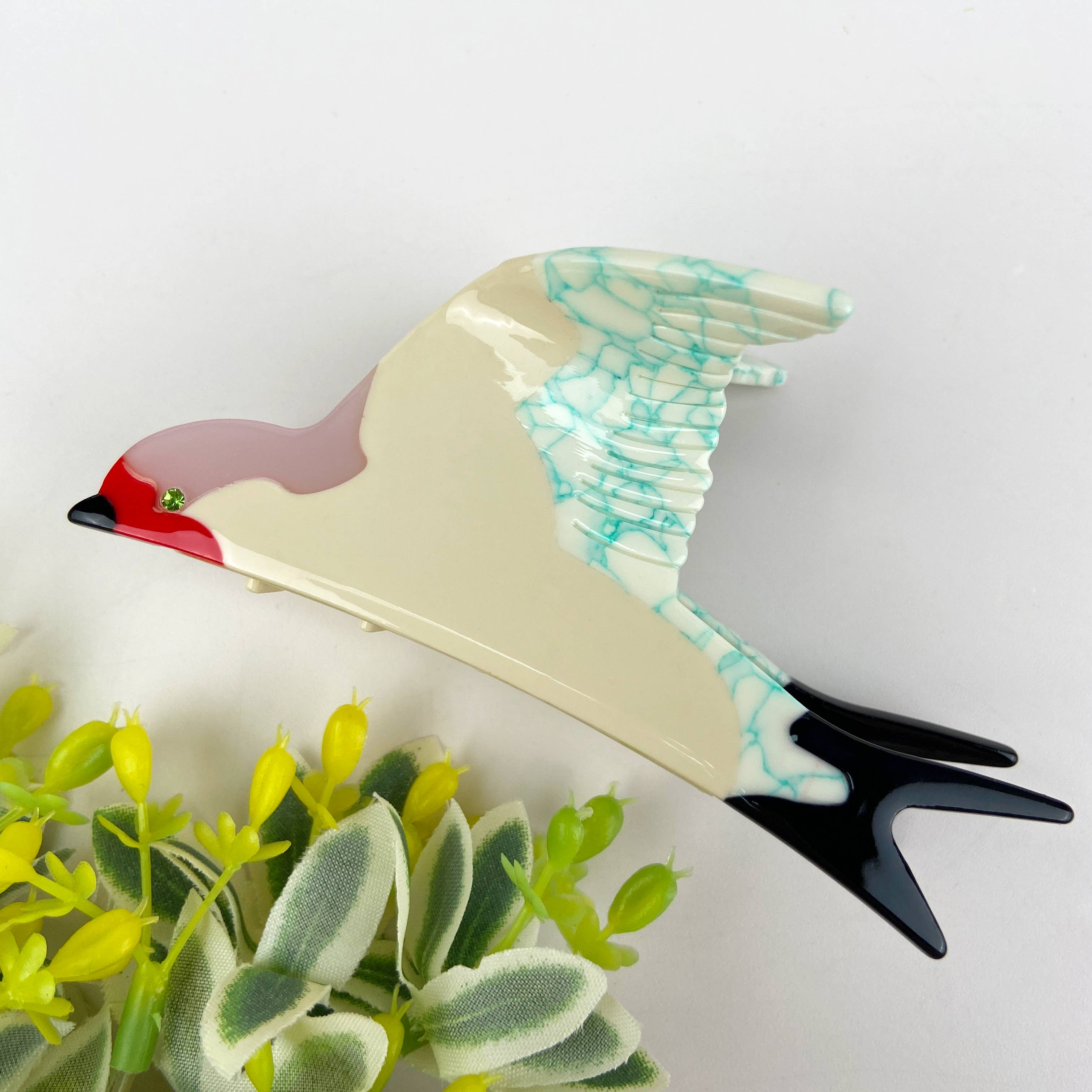 TheDivaSoap – wholesale Hair clip – Women’s – Acetate Swallow Hair Claw Clip Animal Bird4