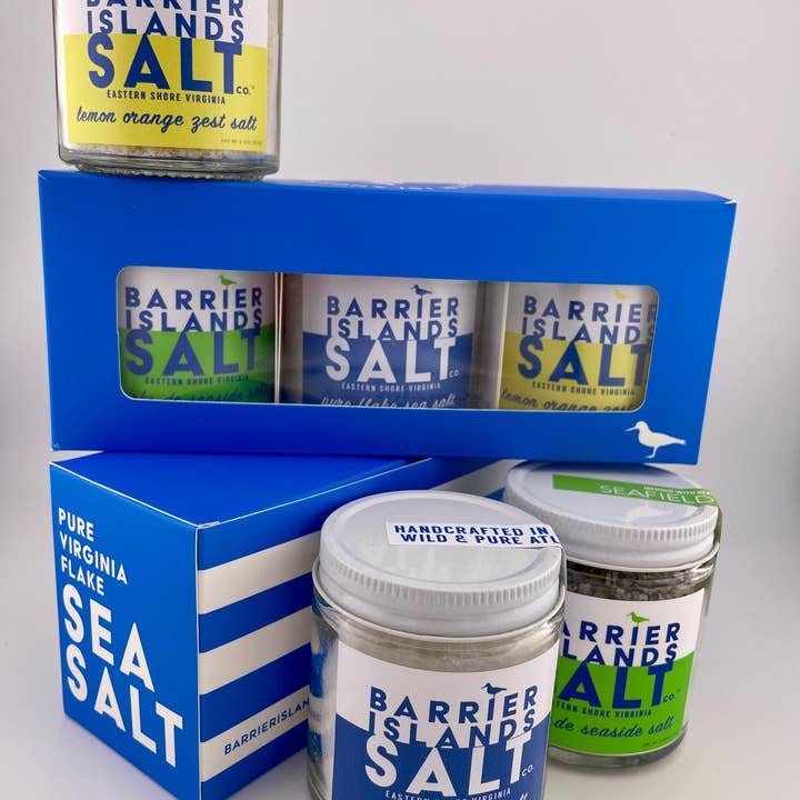 Sea Salt Gift Set for wholesale by Barrier Islands Salt Co.
