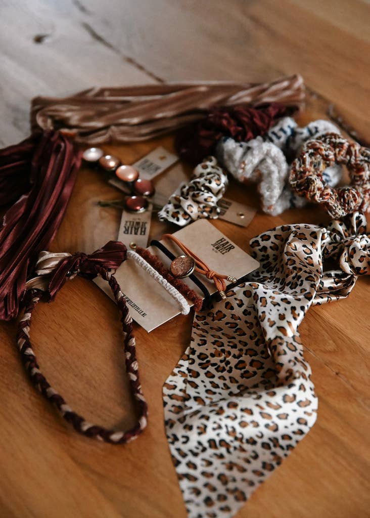 Hairjewelz by Elle – Großhandel Fashion-Stirnband – Damen – Stirnband - Bandeau Normal „Satin Leopard“4