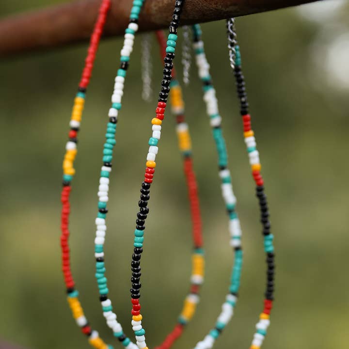 Buckin’ Boujee - Wholesale Choker/Collar - Western Beaded Choker Necklace