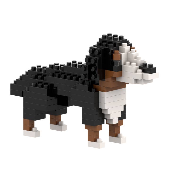 Toysmith - Wholesale Building Set - Kids - Brixies Small Zip Bag Saint Bernard