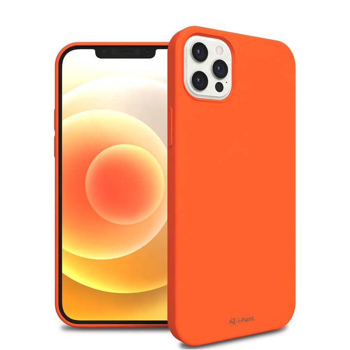 Custodia Solida Arancione - iPhone 12Pro - 201009 per la vendita all'ingrosso da parte di i-Paint