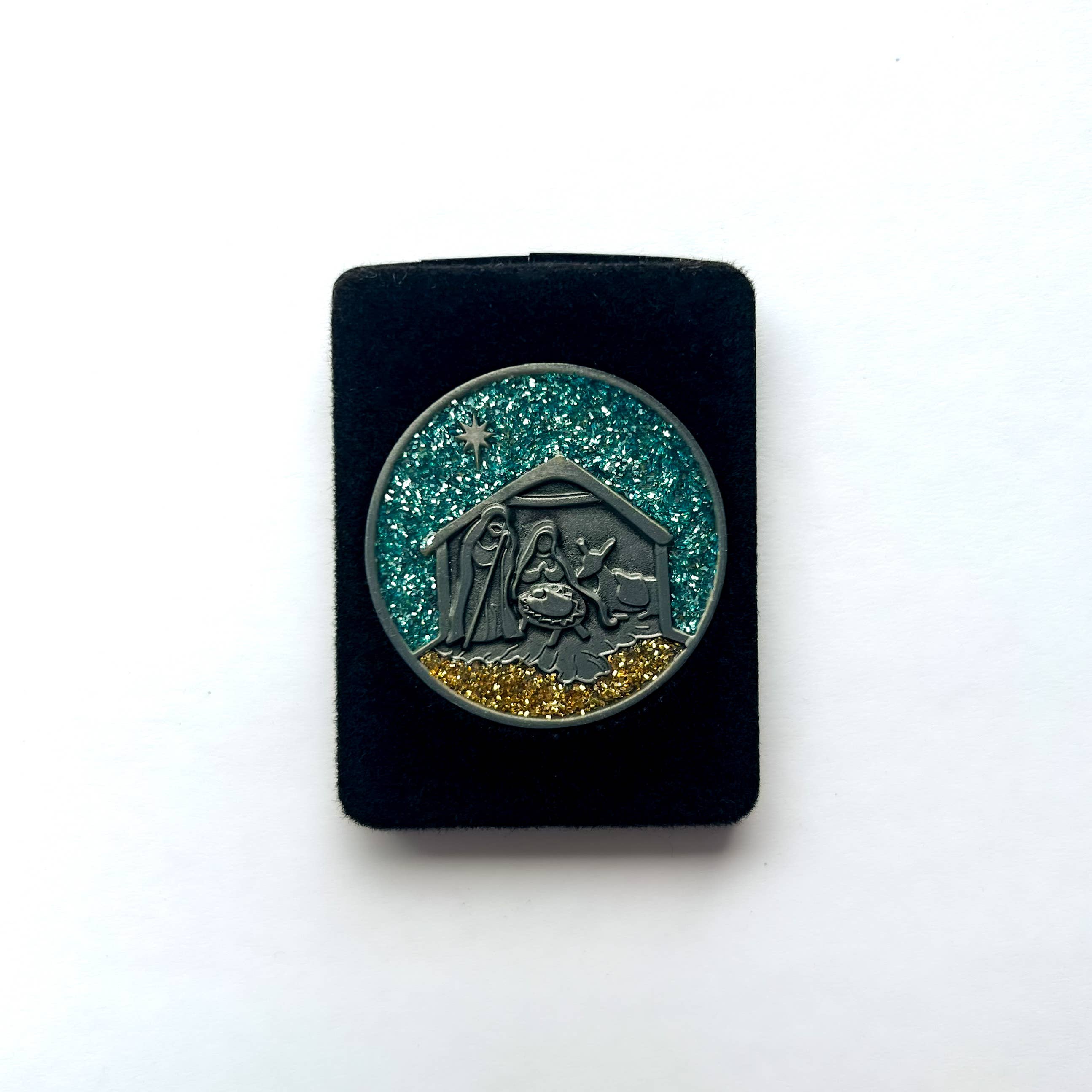 Abbey + CA Gift - Vendita all'ingrosso Moneta/gettone ricordo - Gettone tascabile della Natività di Gesù è la ragione4