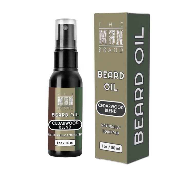 The Man Brand – wholesale Beard styling product – Cedarwood Blend Beard Oil