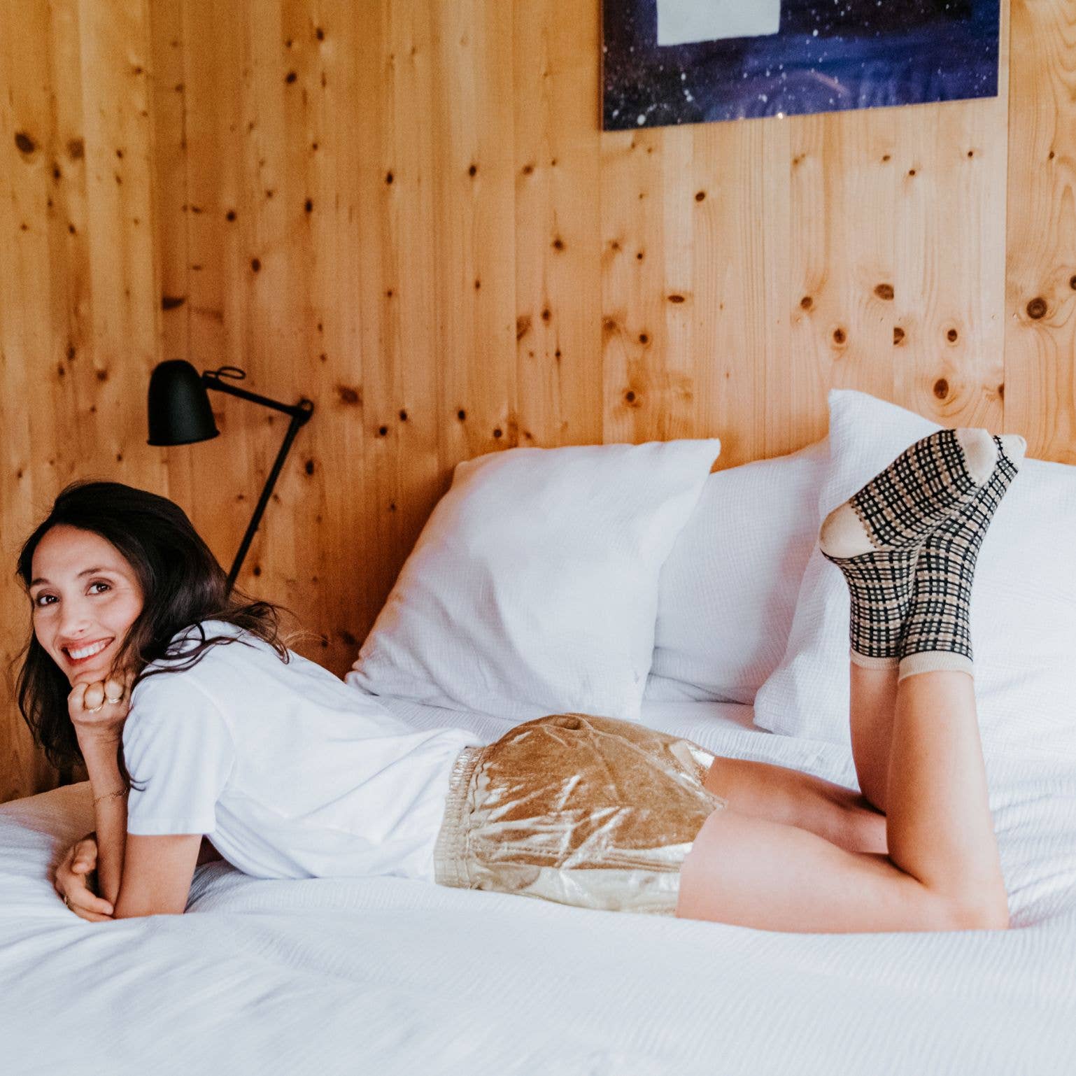 Maison Causettes - Wholesale Socks - Women's - Women's cotton lurex socks - Josette la Vintage2