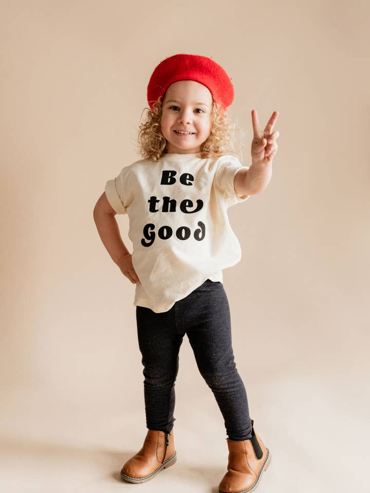 Polished Prints - Wholesale Screen-printed t-shirt – Kids - Kids Graphic TShirts - Be the Good - Boys clothing - girls clothing0