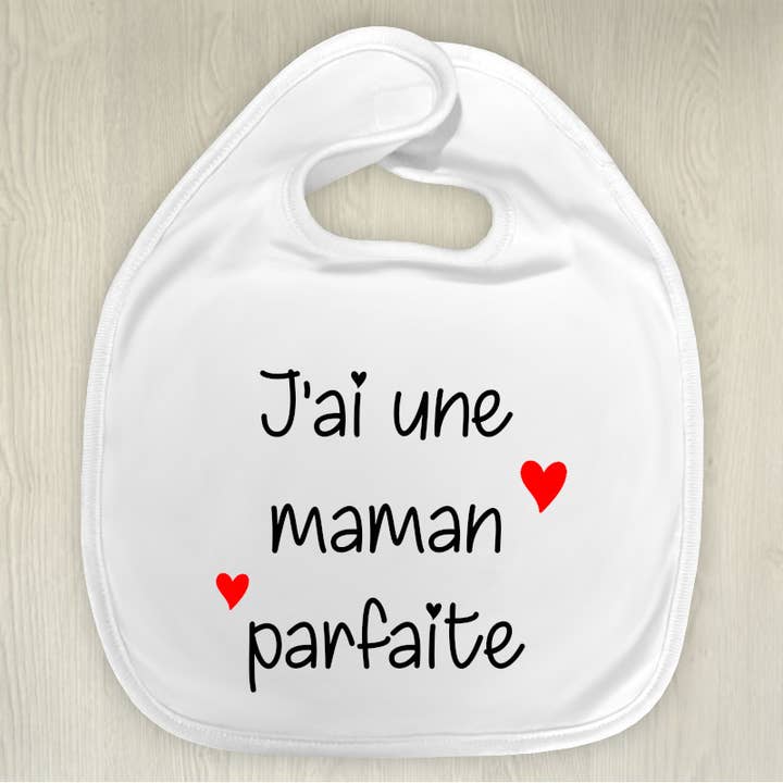 Personalized bib for a perfect mom for wholesale by Tendance Cadeau