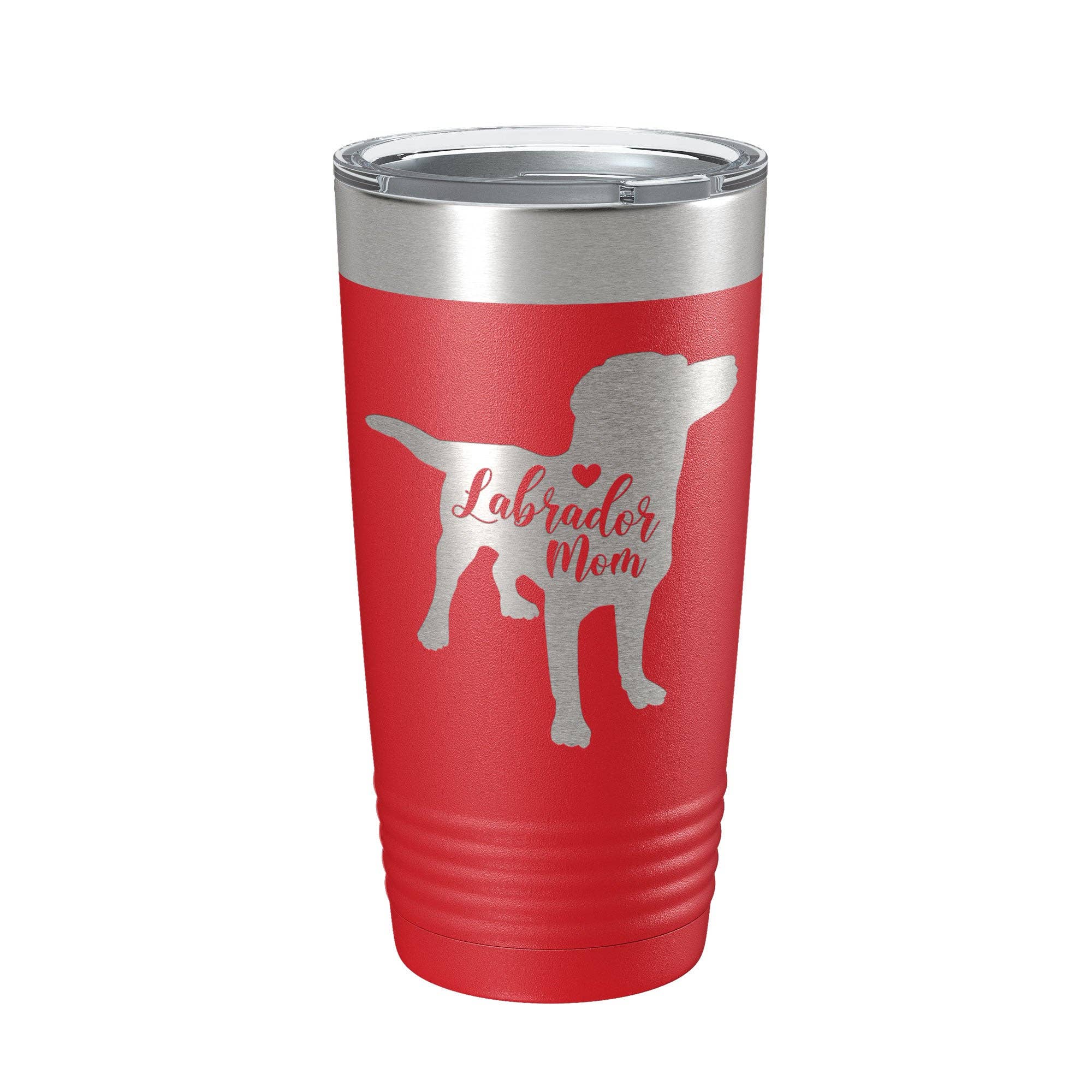 CarveBright - Vente Gourde/bouteille isotherme - Tasse de voyage Labrador Retriever Lab Mom Gumbler pour chien, cadeau, tasse à café isolée gravée au laser, 20 oz6