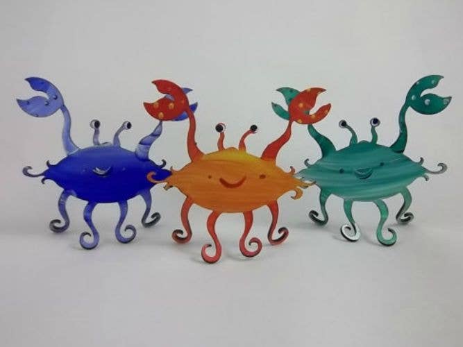 Octopus Adventure by Rebecca Duffy Bush - Wholesale Sculpture - Crab Sculpture - Hand Painted -Small & Medium - Photo Holder6