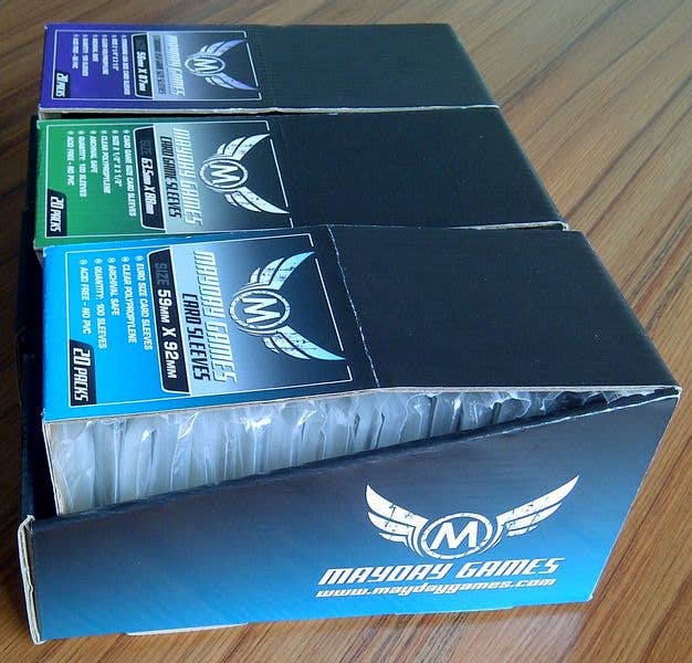 Mayday Games - Wholesale Card Game - Euro Card Sleeve - Pack of 100 - 59 MM X 92 MM3