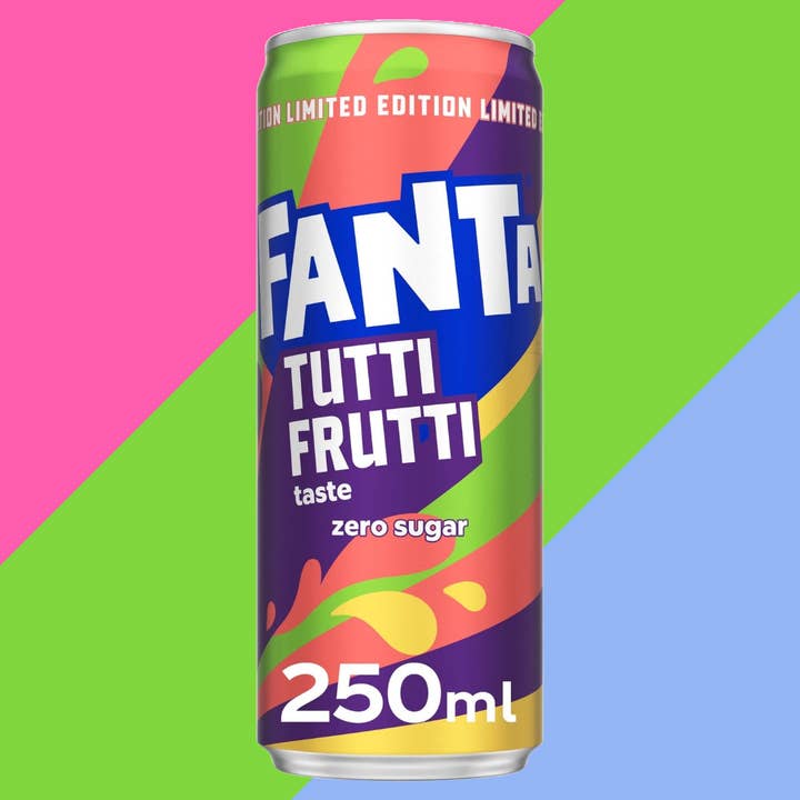 Gaffney's Sweets & Treats Wholesale - Wholesale Soda/Carbonated Drink - Fanta Tutti Frutti Zero 24x250ml