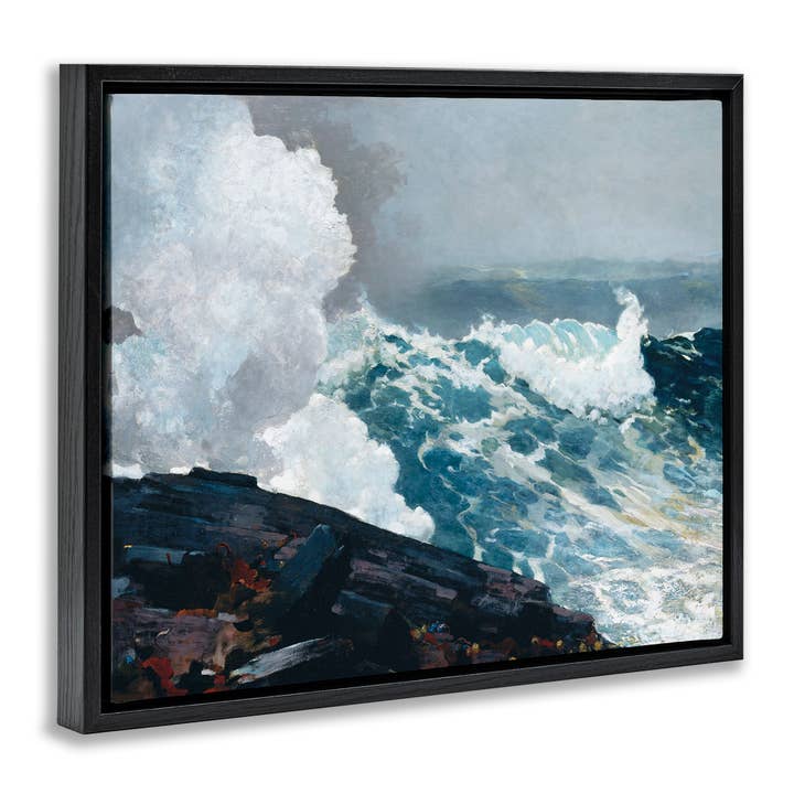 Stupell Industries - Wholesale Wall Sign - Ocean Waves & Cliffs - Framed Wall Art17
