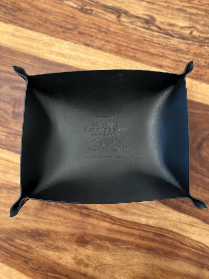 Standard Valet Tray for wholesale by Sully + Proper Handmade Leather Goods