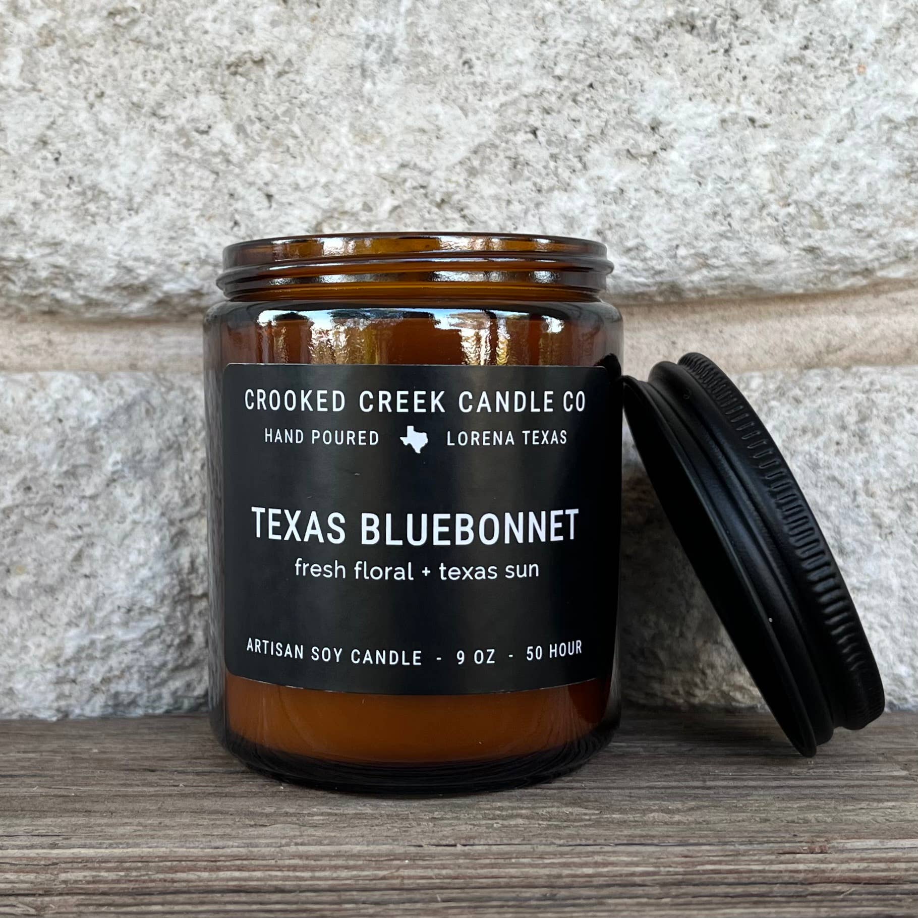 Crooked Creek Candle Company – Engroshandel Glaslys – Texas blå anemone2