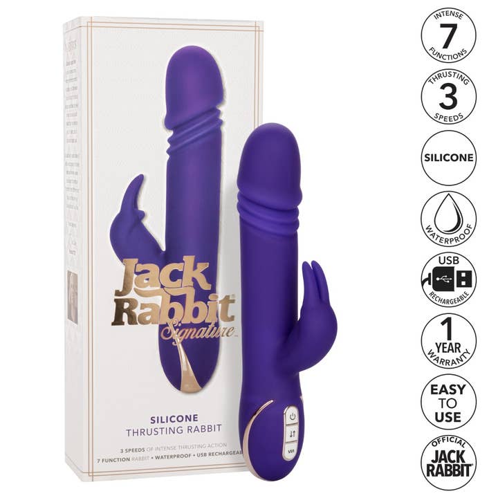 CalExotics - Wholesale Sex Toy - Jack Rabbit® Signature Silicone Thrusting Rabbit2