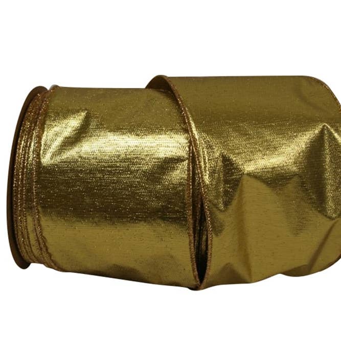 Shimmer Commercial Heavy Wired Edge - Gold 035 for wholesale by RELIANT RIBBON