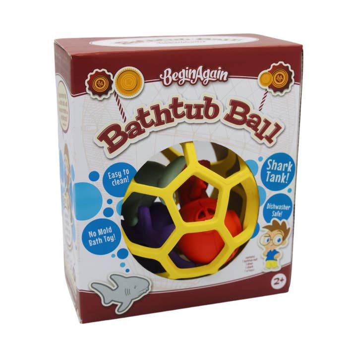 BeginAgain – Brinquedo de banho - Bebé por atacado – Bola de banheira tanque de tubarão1