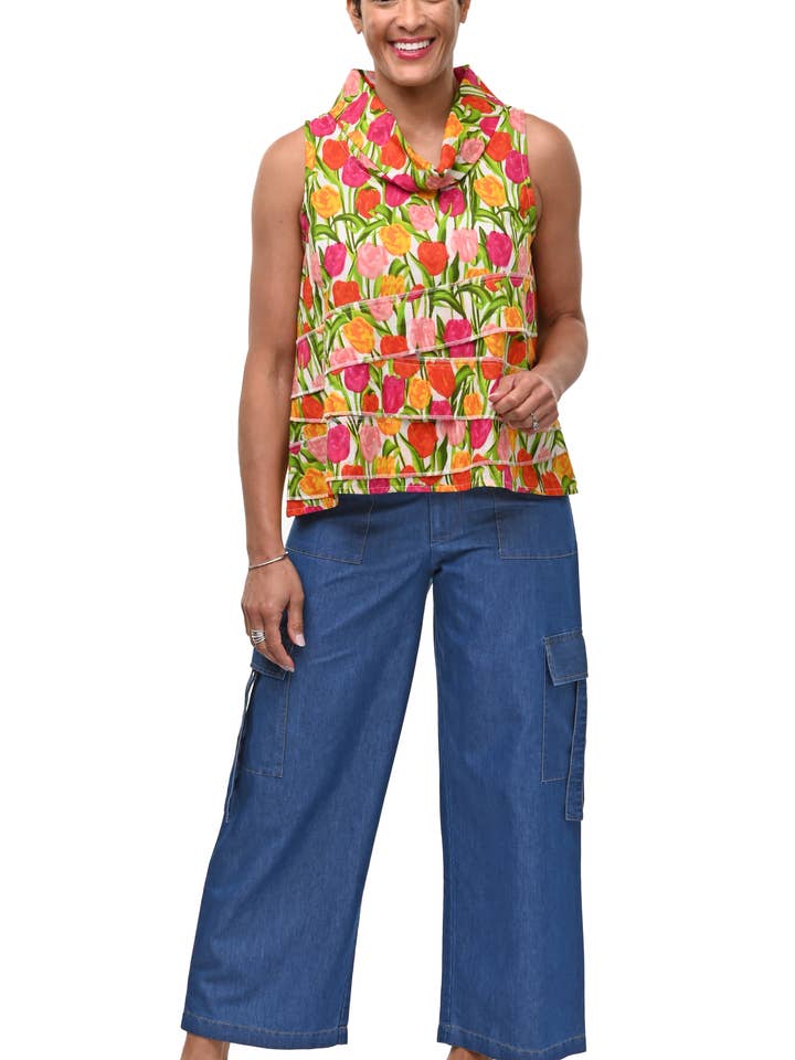 CV63 Top Leilani en Tulips para venta al por mayor de Tulip Clothing