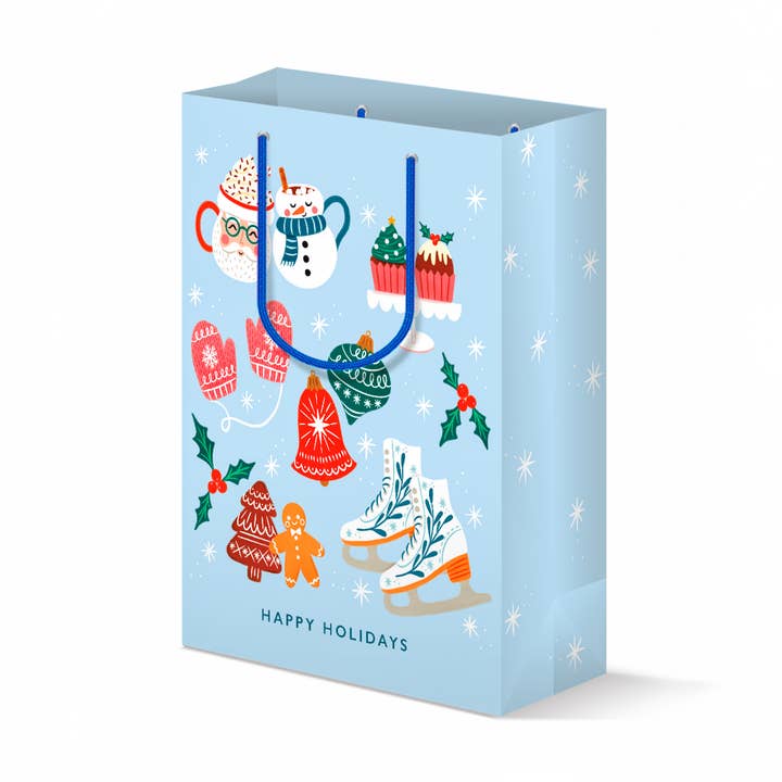 Julia Kestner Designs - Vente Pochette cadeau - Sac cadeau Happy Holidays0