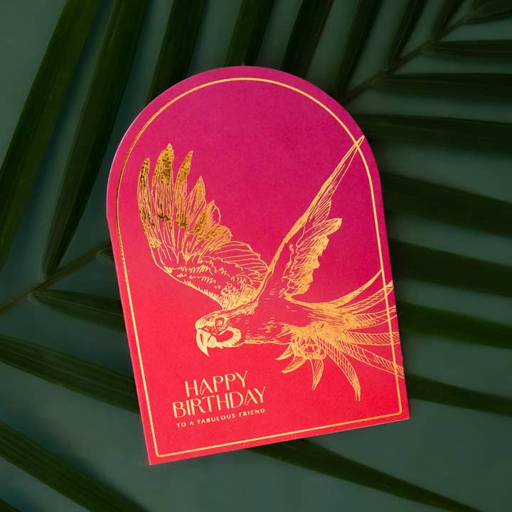 Fabulous Friend verjaardagskaart | Parrot voor wholesale door Jungle Club
