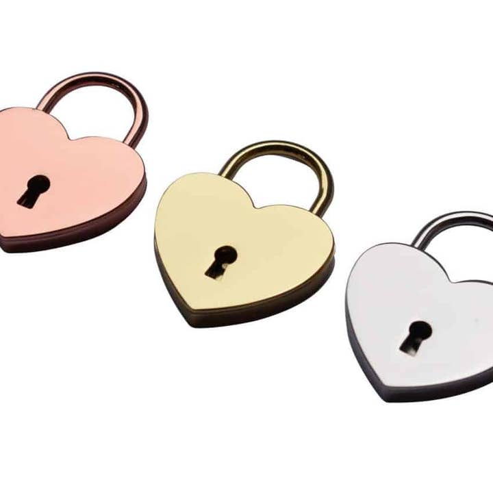 Cub & Kid - Wholesale Keychain – Child - Heart Padlocks