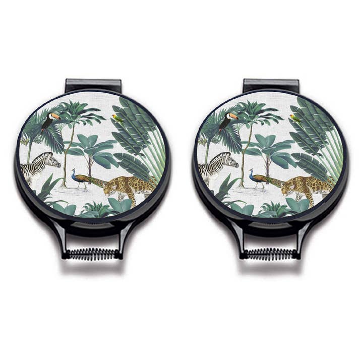 Darwin's Menagerie Circular Hob Covers for wholesale by Mustard & Gray Ltd