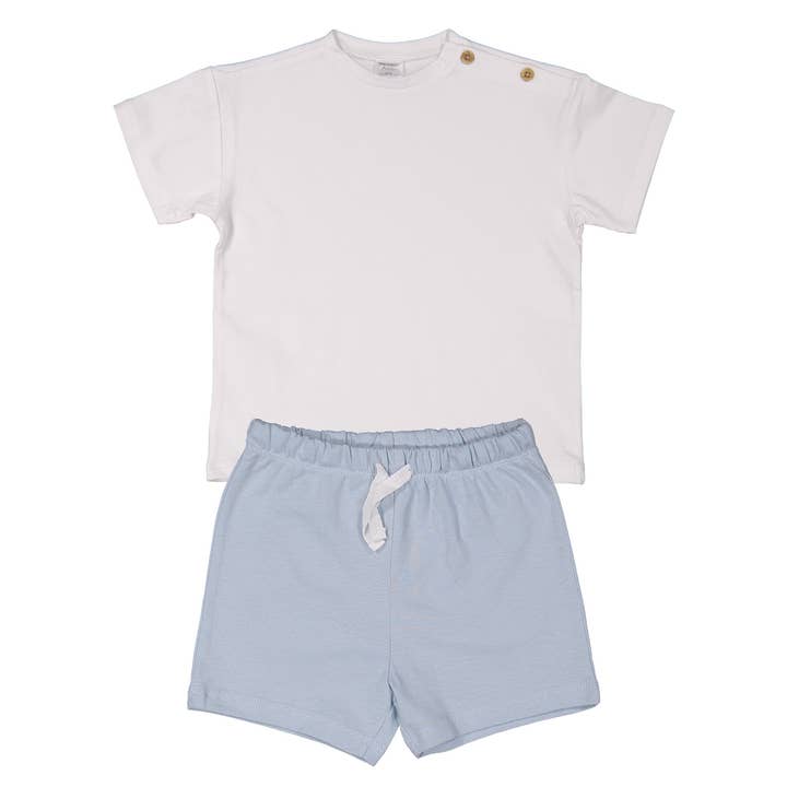 Conjunto de pantalones cortos y camisetas para bebé de 2 piezas para venta al por mayor de FRANK HERMANOS