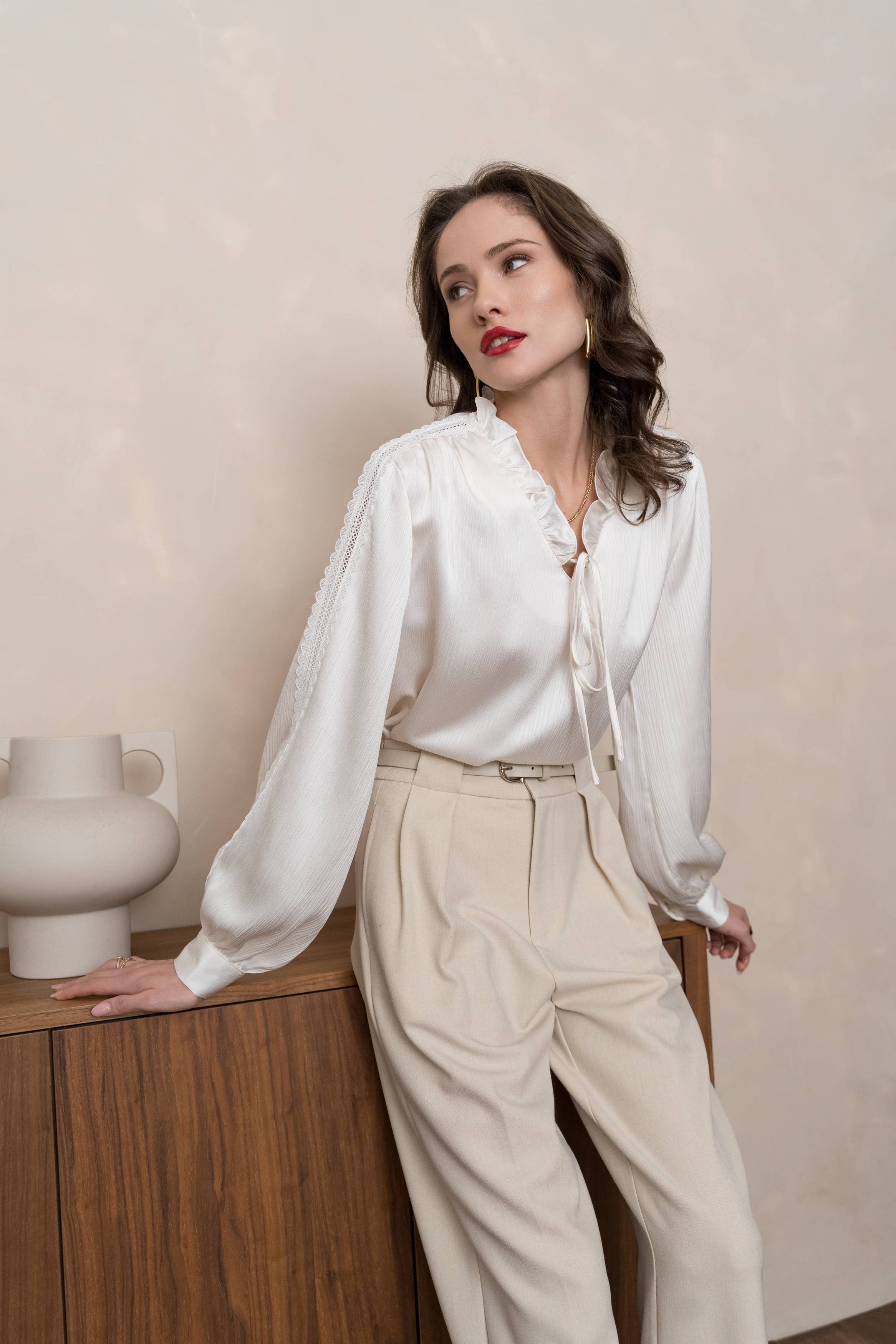 LULUMARY - Wholesale Pants - Women's - Wide pants P95814