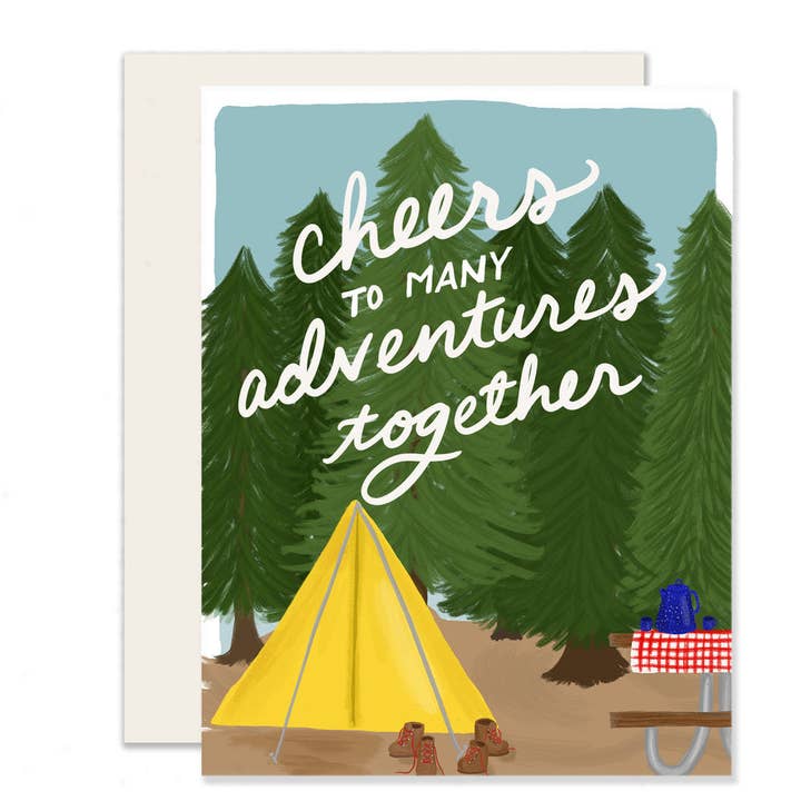 Aventures Ensemble | Carte d'Amour en Plein Air pour la vente par Slightly Stationery