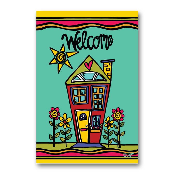 Välkommen House Flagga för wholesale av MAGNOLIA LANE