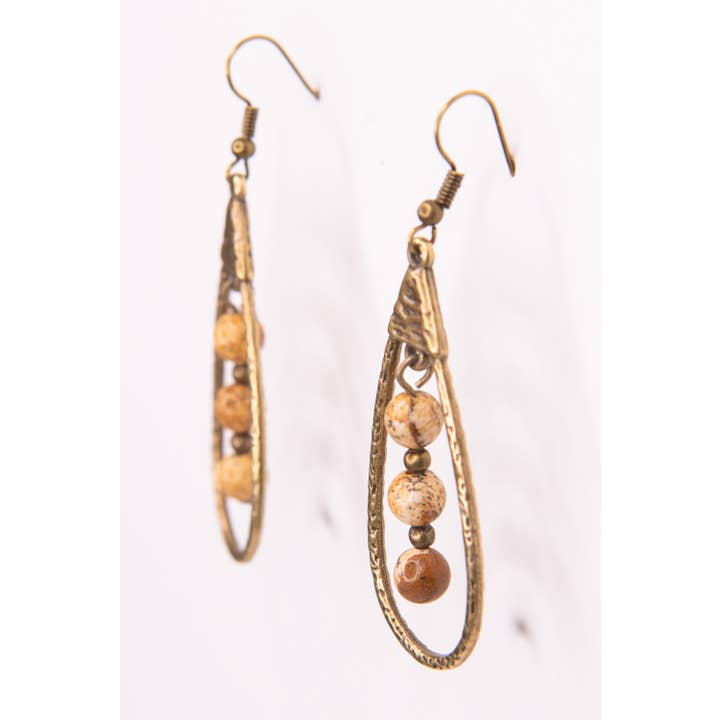 Dylan Designs - Wholesale Dangle Earrings - Sherri Earrings in Jasper2