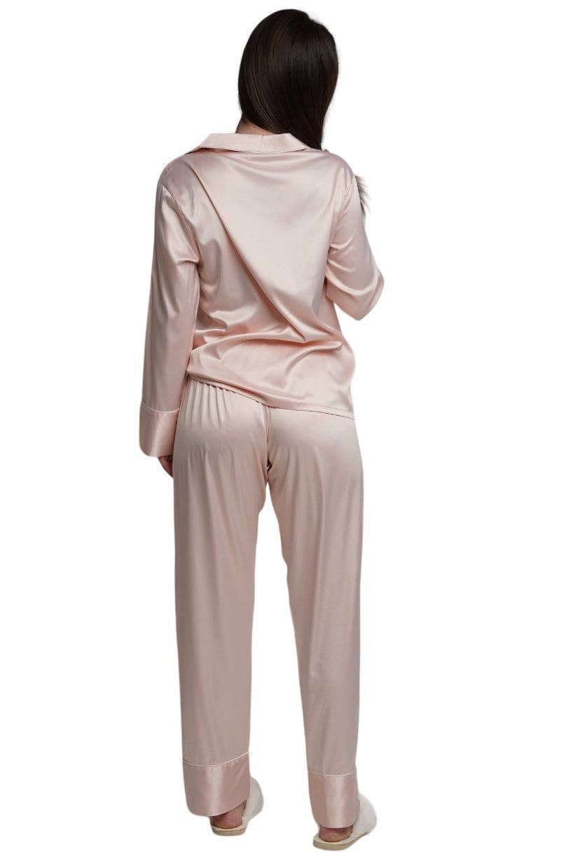 Taniri – wholesale Sleepwear set – Women's – ASHLEY LONG MATTE SATIN  PAJAMAS14